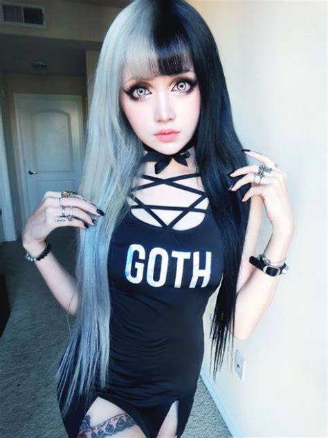 goth girl big boobs Search